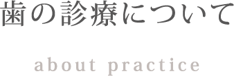 歯の診療について